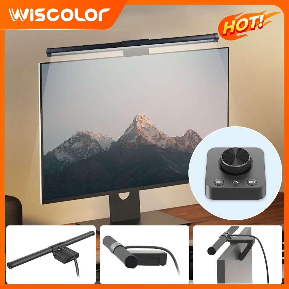 Desk Setup Pc - شريط إضاءة RGB لتزيين الشاشة، أضواء