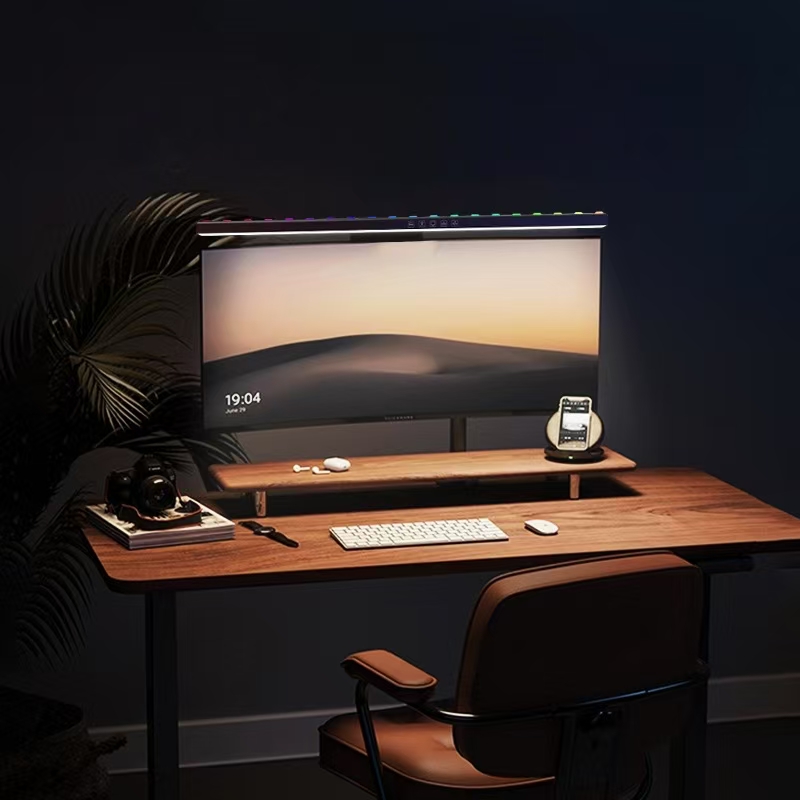 مصباح مكتبي معلق بإضاءة شاشة L - مراجعة Desk Setup Pc وسعره