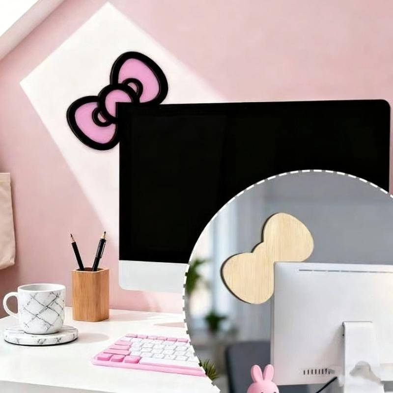 جديد 1/2 قطعة زينة شاشة كمبيوت - مراجعة Desk Setup Pc وسعره