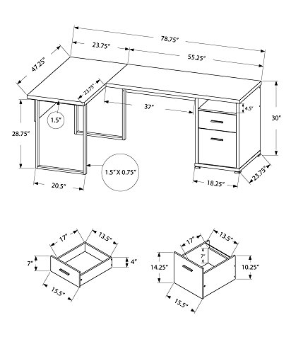 طاولة كمبيوتر I 7257، مكتب منز - مراجعة Work Desk Home Setup وسعره