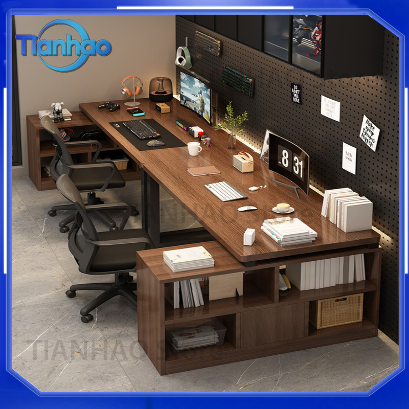 مكتب ألعاب على شكل حرف L مع رف - مراجعة Dual Monitor Desk Setup وسعره