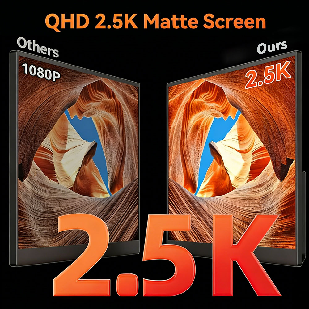 شاشة ألعاب محمولة MAFNKOU مقاس - مراجعة Dual Monitor Desk Setup وسعره