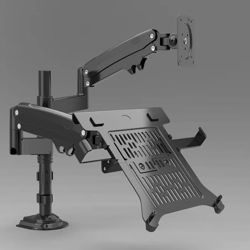 سطح المكتب NB H180-FP ذراع مزد - مراجعة Dual Monitor Desk Setup وسعره