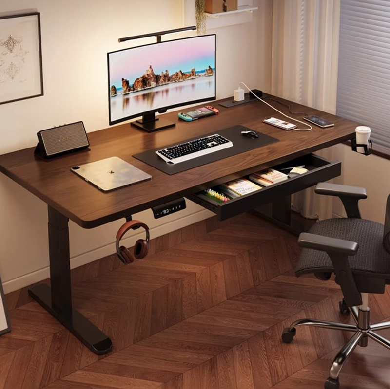 مكتب كهربائي حديث قابل للتعديل - مراجعة Dual Monitor Desk Setup وسعره