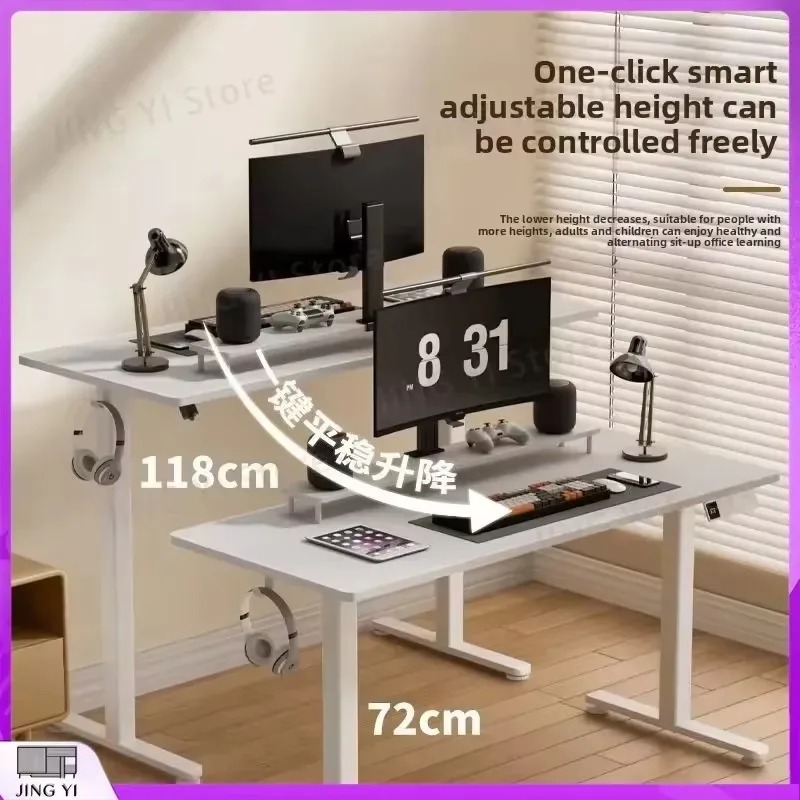 مكتب قابل للتعديل كهربائيًا من - مراجعة Desk Setup Bedroom وسعره