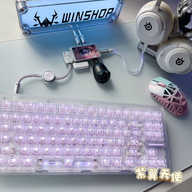 موزع USB من WINSHOP Esports HU - مراجعة Desk Setup Accessories Aesthetic وسعره