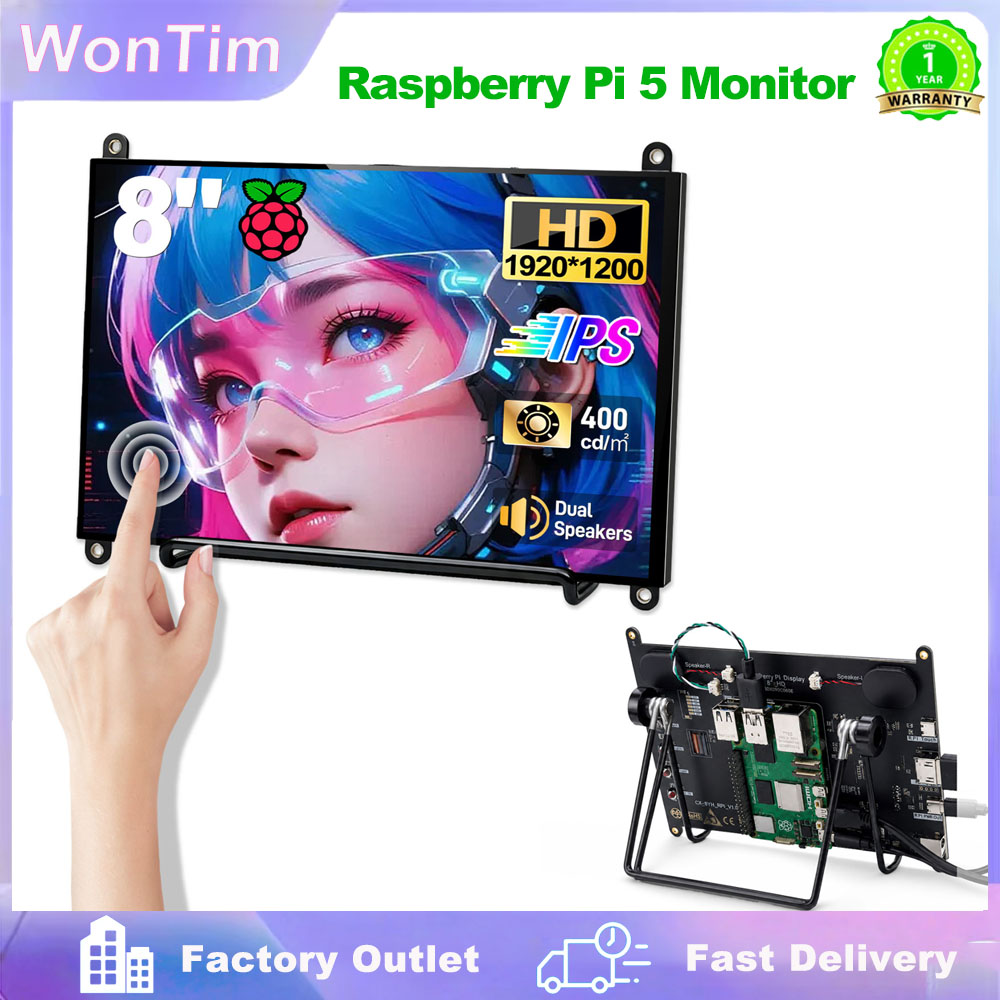 شاشة لمس وون تيم 8 بوصة لراسبي - مراجعة Dual Monitor Desk Setup وسعره