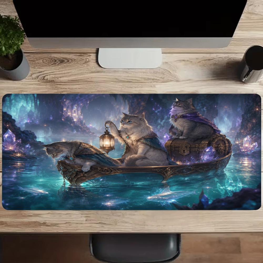 سجادة مكتب كبيرة مضادة للانزلا - مراجعة Desk Setup Bedroom وسعره