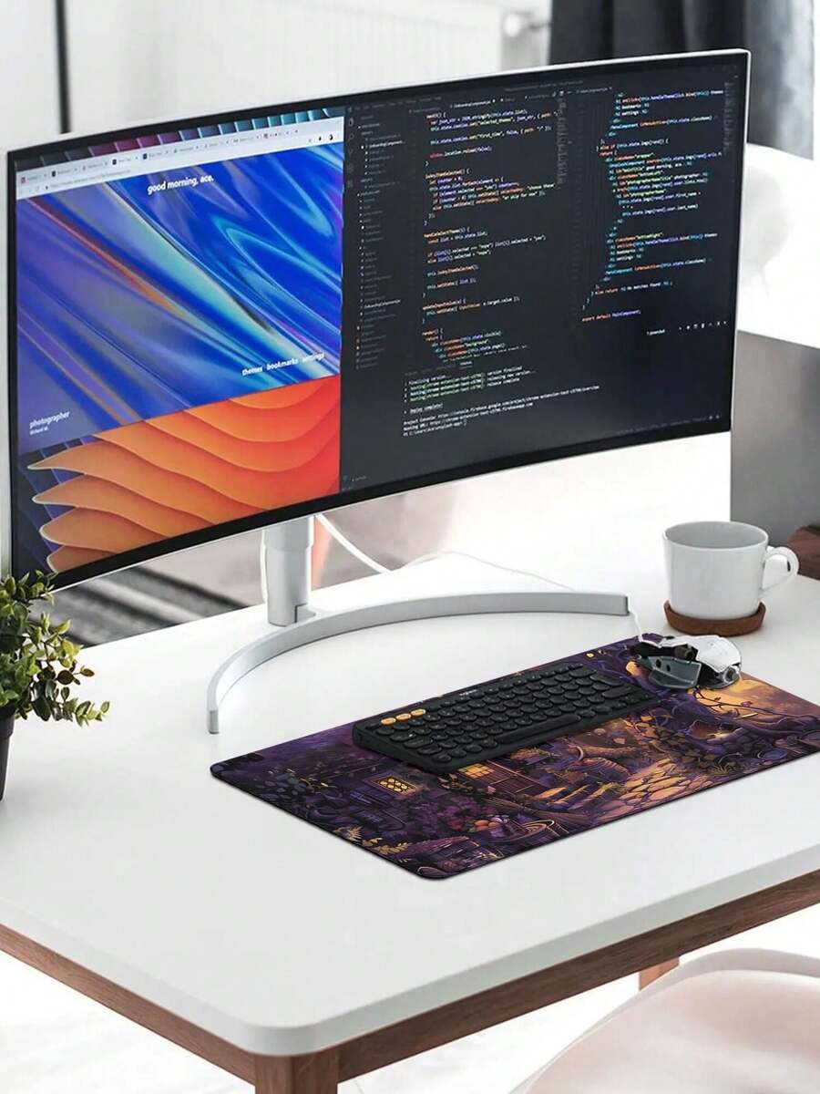 لوحة ماوس كبيرة للألعاب بتصميم - مراجعة Work Desk Home Setup وسعره