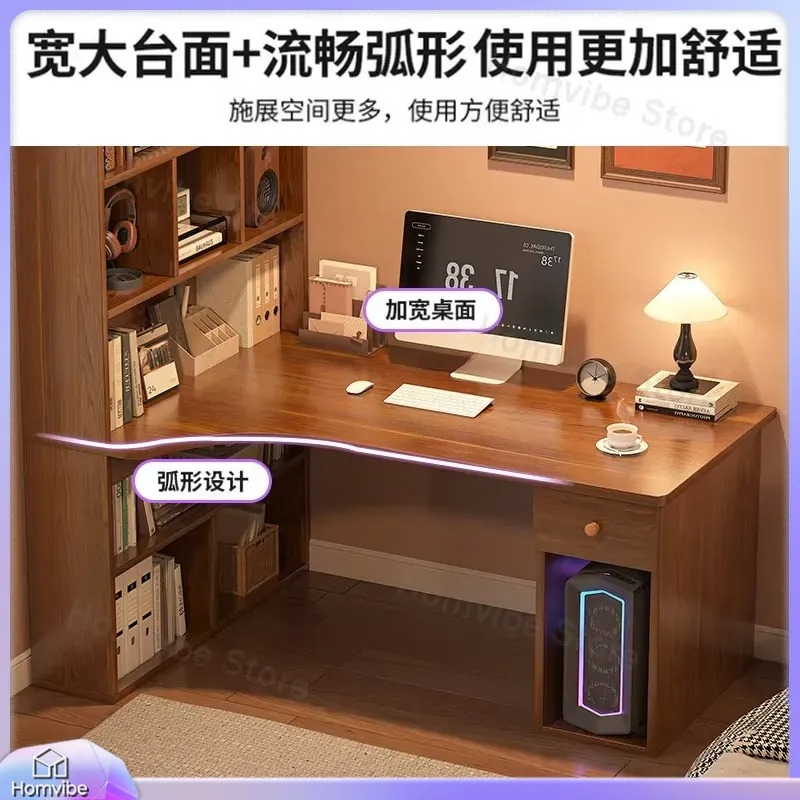 مكتب كمبيوتر على شكل حرف L مع  - مراجعة Dual Monitor Desk Setup وسعره