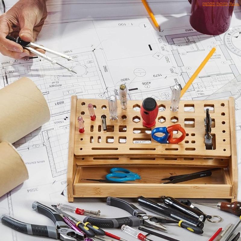 K1AE رف تخزين من الخشب الطبيعي - مراجعة Desk Setup Needs وسعره